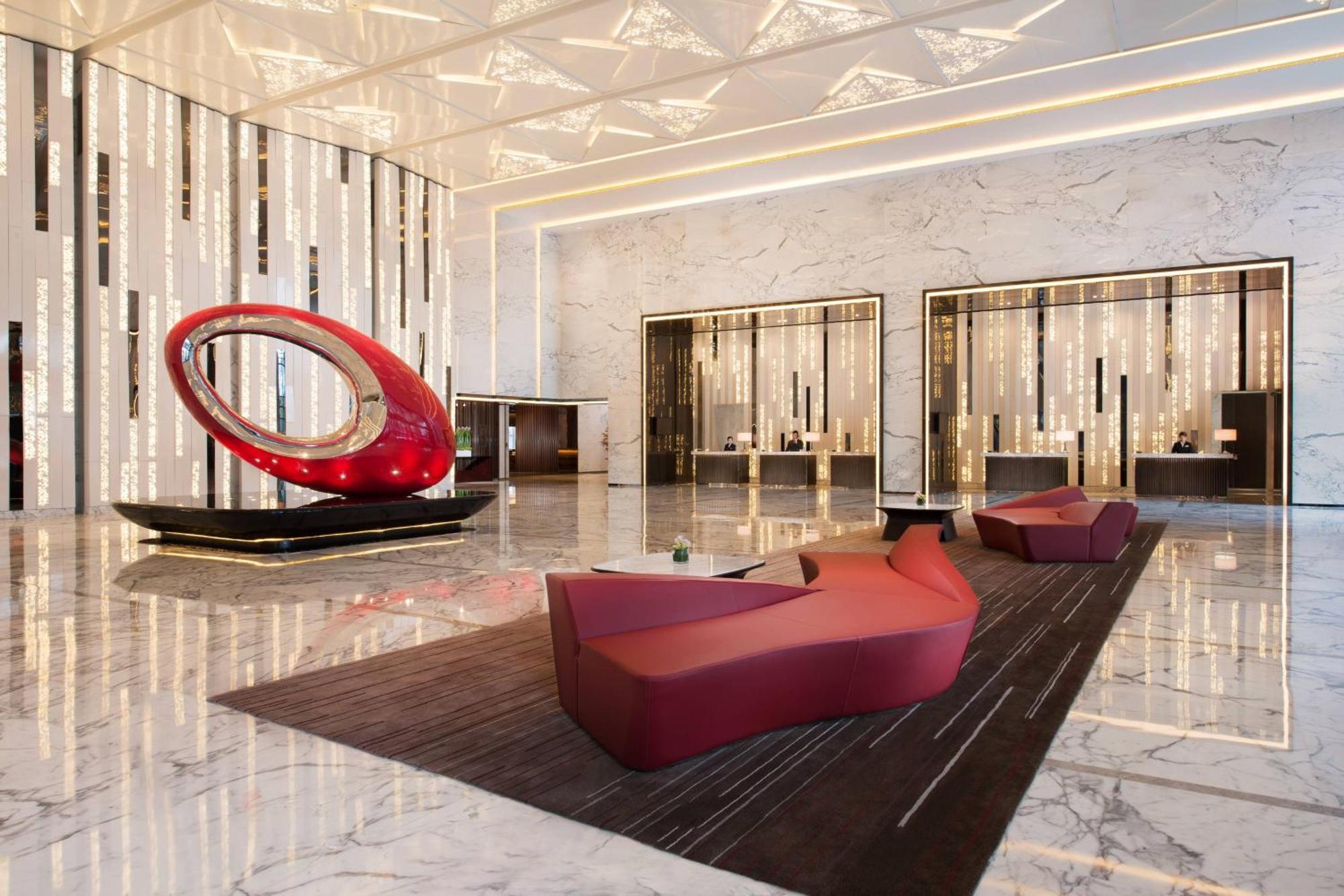 Shanghai Marriott Hotel Parkview Exteriör bild