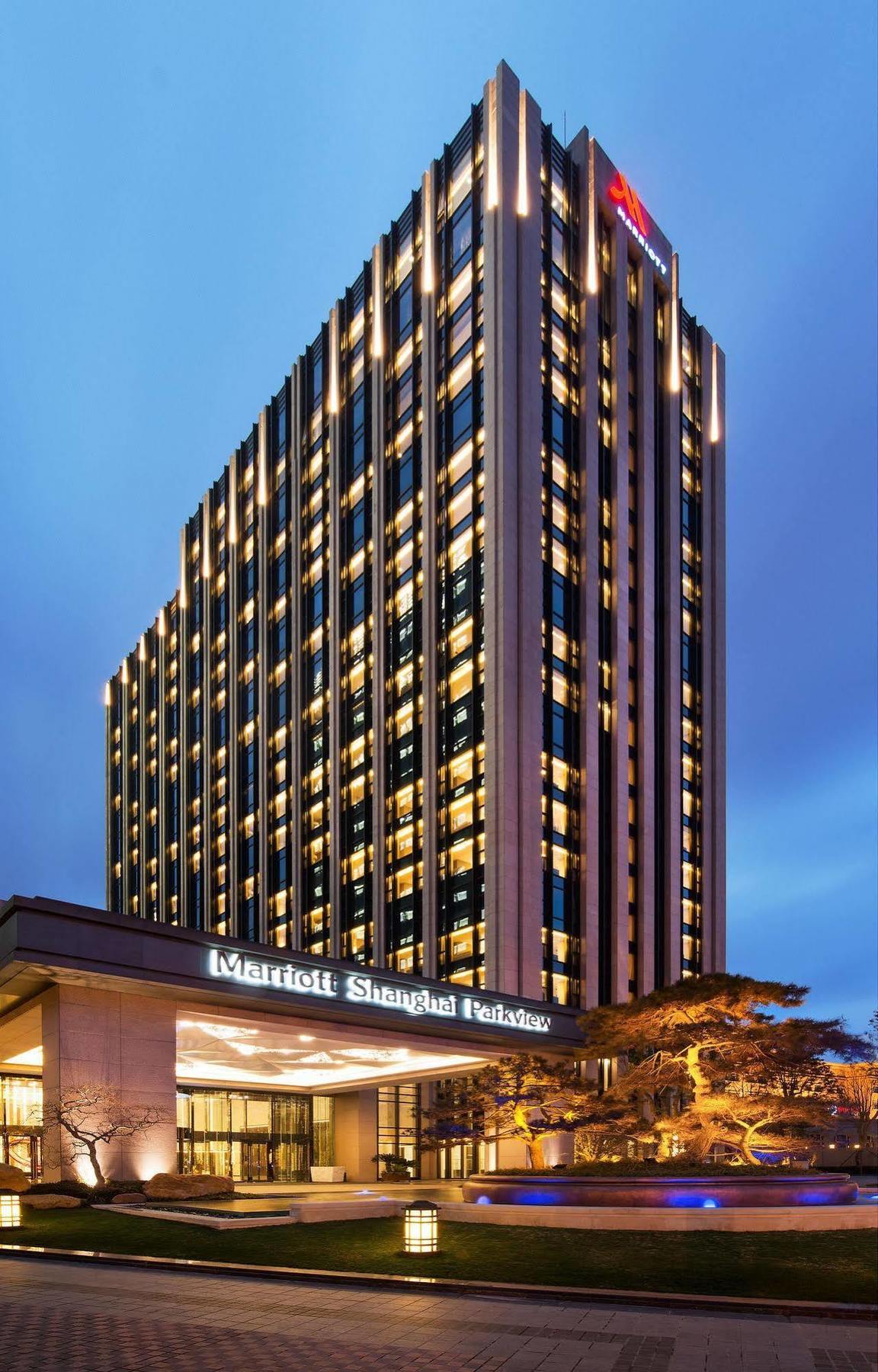 Shanghai Marriott Hotel Parkview Exteriör bild